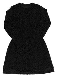 Černé vzorované šaty We 