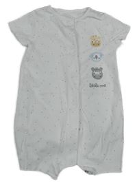 Bílý kraťasový overal se zvířátky Next