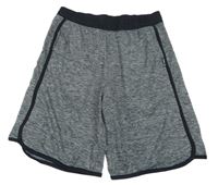 Šedo-černé sportovní kraťasy Abercrombie&Fitch vel. 176
