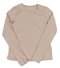 Pudrové triko H&M