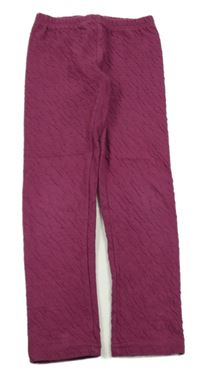 Vínové vzorované legíny Topolino