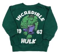 Tmavozelená mikina s HULKEM George