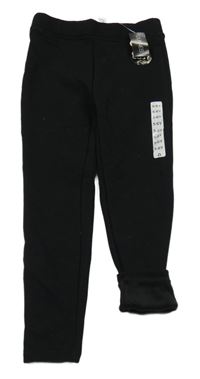 Nové - černé teplákové zateplené legíny St. Bernard