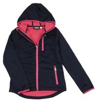 Tmavomodrá sofhshellová bunda s kapucí Pepperts!