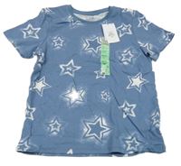 Nové - modré tričko s hvězdičkami PRIMARK