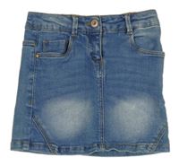 Modrá riflová sukně Vertbaudet