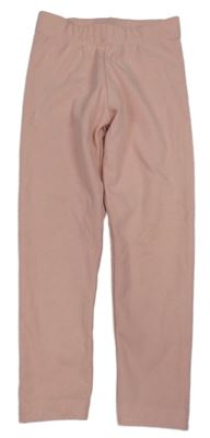 Světlerůžové teplákové legíny Nutmeg