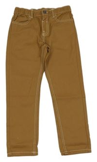 Hnědé relaxed waist leg rifle H&M