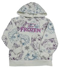 Bílá mikina s Frozen a kapucí Primark