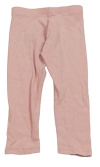 Růžové žebrované legíny M&S