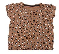 Hnědé vzorované tričko Primark