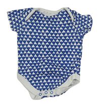 Modro-bílé vzorované body Next