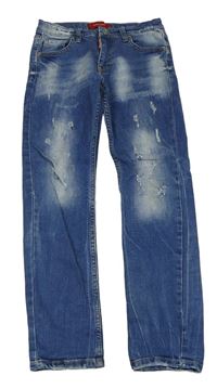 Modré rifle s prošoupáním zn. Dsquared2