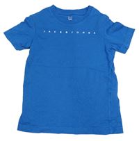 Modré tričko s nápisem Jack & Jones