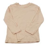 Růžové žebrované triko Matalan