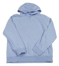 Světlemodrá mikina s nápisem a kapucí George