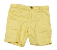 Žluté plátěné kraťasy Cherokee