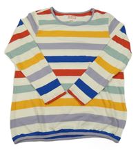 Smetanovo-barevné pruhované triko TCM