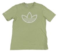 Zelené tričko s logem Adidas