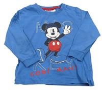 Modré triko s Mickeym Disney