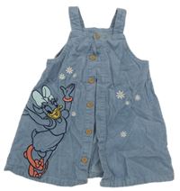 Světlemodré propínací manšestrové šaty s Daisy Primark