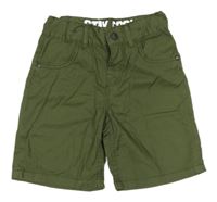 Khaki plátěné kraťasy C&A