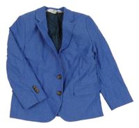 Modré melírované společenské sako H&M