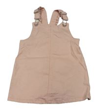 Světlerůžové riflové laclové šaty Primark