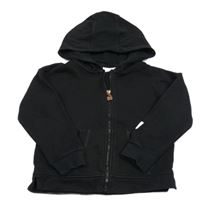 Černá propínací mikina s kapucí Matalan