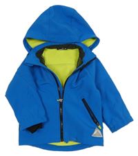 Modrá softshellová bunda s kapucí H&M