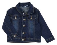 Tmavomodrá riflová tepláková bunda Ergee