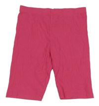 Fuchsiové žebrované elastické kraťasy Topolino