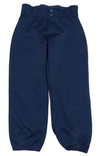 Tmavomodré teplákové kalhoty