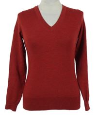Dámský tmavočervený vlněný svetr GAP 