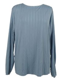 Nové - Dámské světlemodré žebrované triko M&S