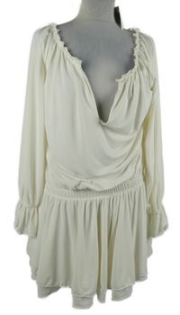 Nové - Dámská smetanová šatová tunika Zara 