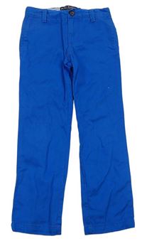 Modré plátěné chino kalhoty Mini Boden