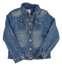 Modrá riflová tepláková bunda F&F