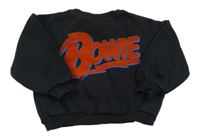 Černá mikina s nápisem Zara