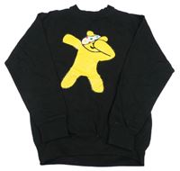 Černá mikina s medvídkem Pudsey 