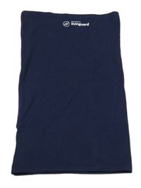 Tmavomodrý nákrčník s nápisem