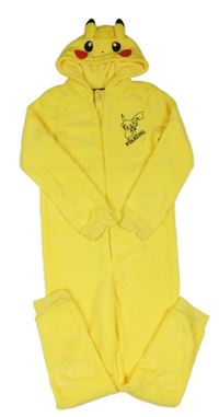 Žlutá chlupatá kombinéza - Pikachu 