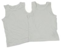 2 x bílé tílko Primark