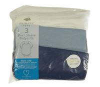 Nové - 3 x body - tmavomodré + světlemodré + bílé Primark