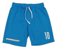 Modré sportovní kraťasy Mariokart H&M