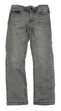 Šedé skinny rifle Okaidi