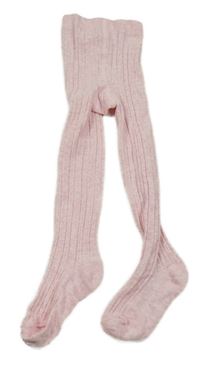 Světlerůžové vzorované punčocháče George