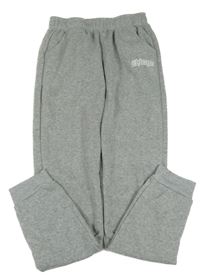 Šedé tepláky s nápisem 