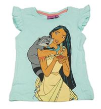 Světlemodré tričko s Pocahontas Disney