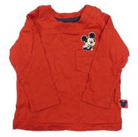 Červené triko s Mickeym Primark